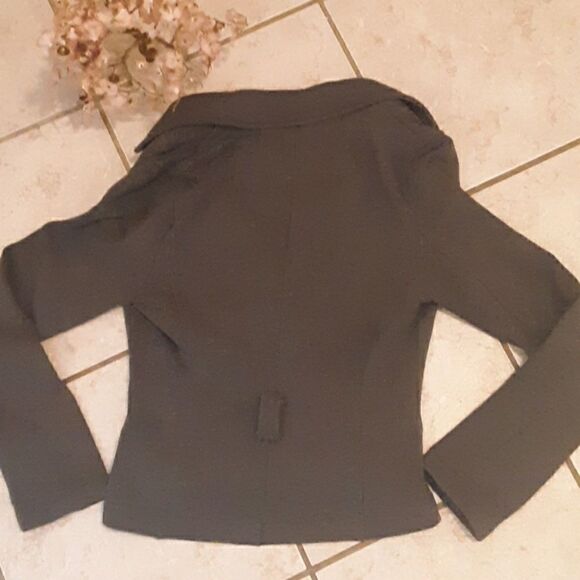 LAST CHANCE! RUE 21 CHARCOAL GREY JACKET BLAZER SM/PETITE - Picture 6 of 6